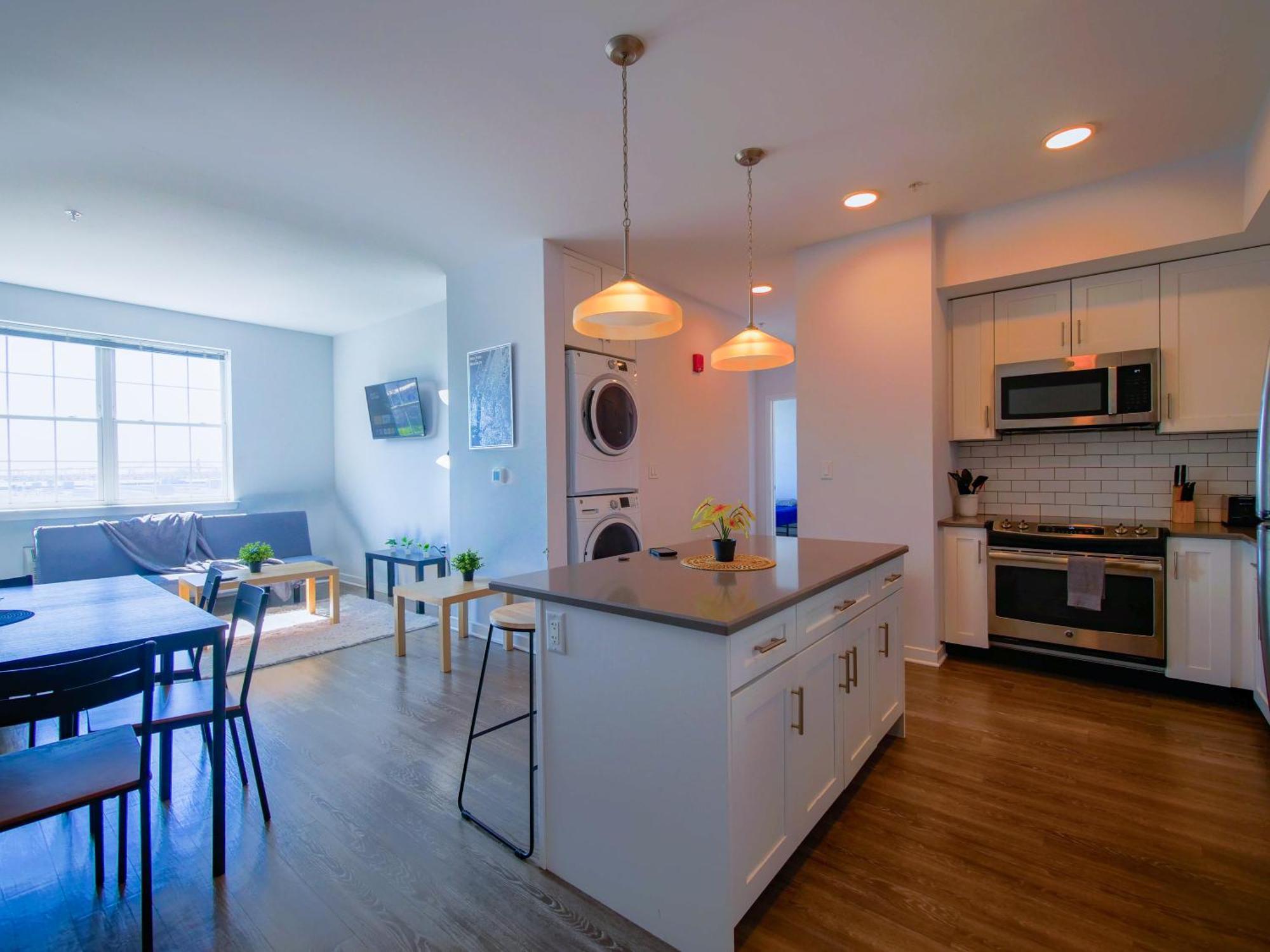 Mins To Nyc, Exceptional Modern 2Bedroom Apt Jersey City Bagian luar foto